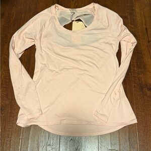 NWT calia pink long sleeve T